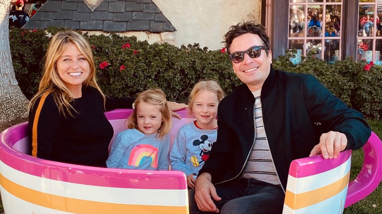 The Fallon family visits Disneyland