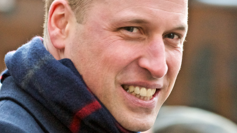 Prince William smiling