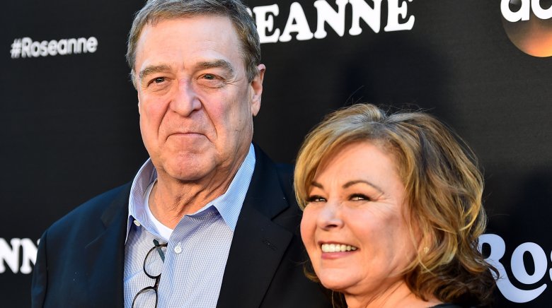 John Goodman and Roseanne Barr