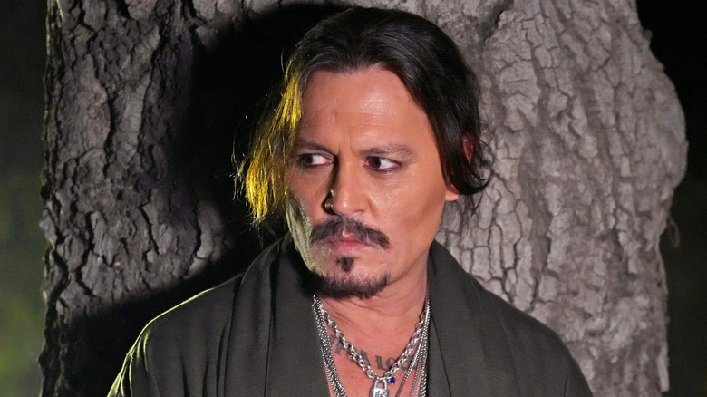 Johnny Depp at Savage X Fenty fashion show
