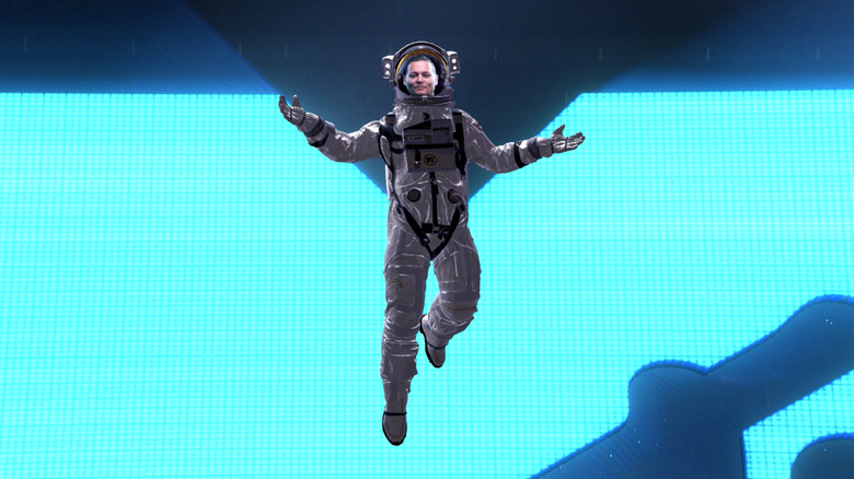 Johnny Depp in a spacesuit