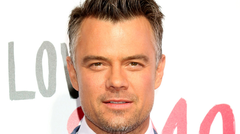 Josh Duhamel gives a sly smile on the red carpet