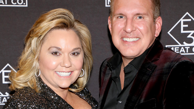 Julie and Todd Chrisley smiling