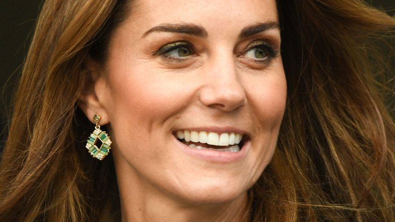 Kate Middleton smiles