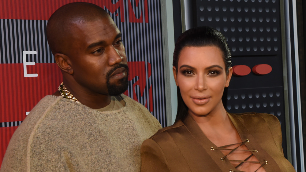 Kanye West and Kim Kardashian