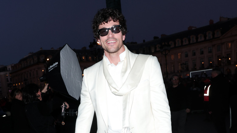 Paul Anthony Kelly leaves Tom Ford runway show