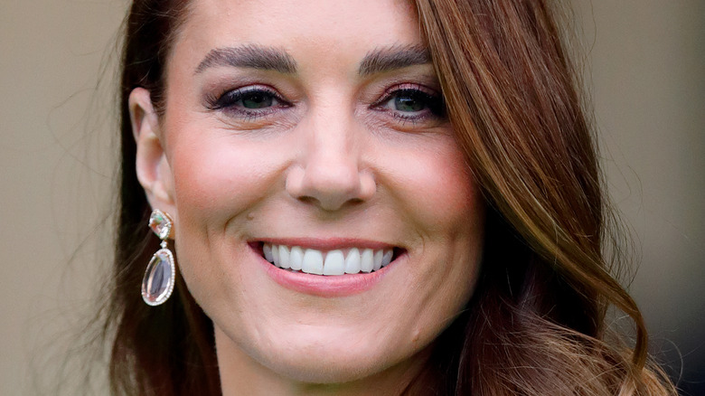 Kate Middleton smiling brown hair
