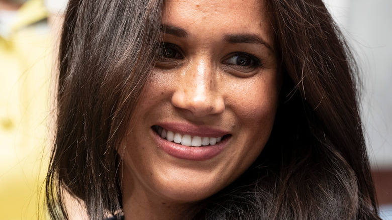 Meghan Markle smiling