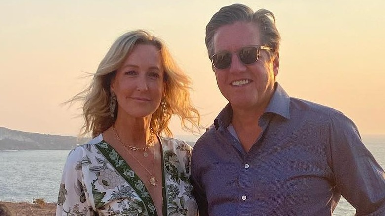 Lara Spencer and Richard McVey on vacation