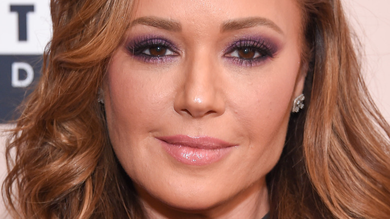 Leah Remini smiling