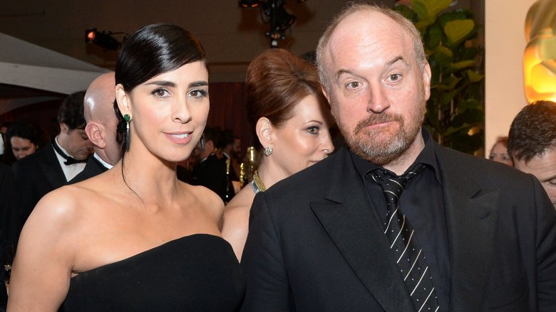 Sarah Silverman and Louis C.K.
