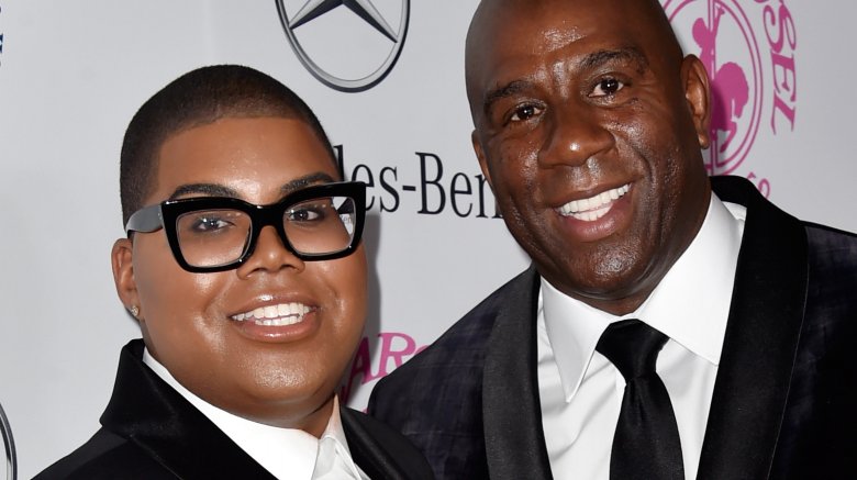 Magic Johnson and EJ Johnson