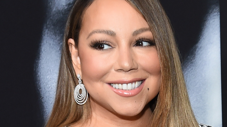 Mariah Carey smiling