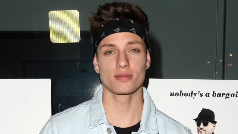 Matt Rife wearing headband
