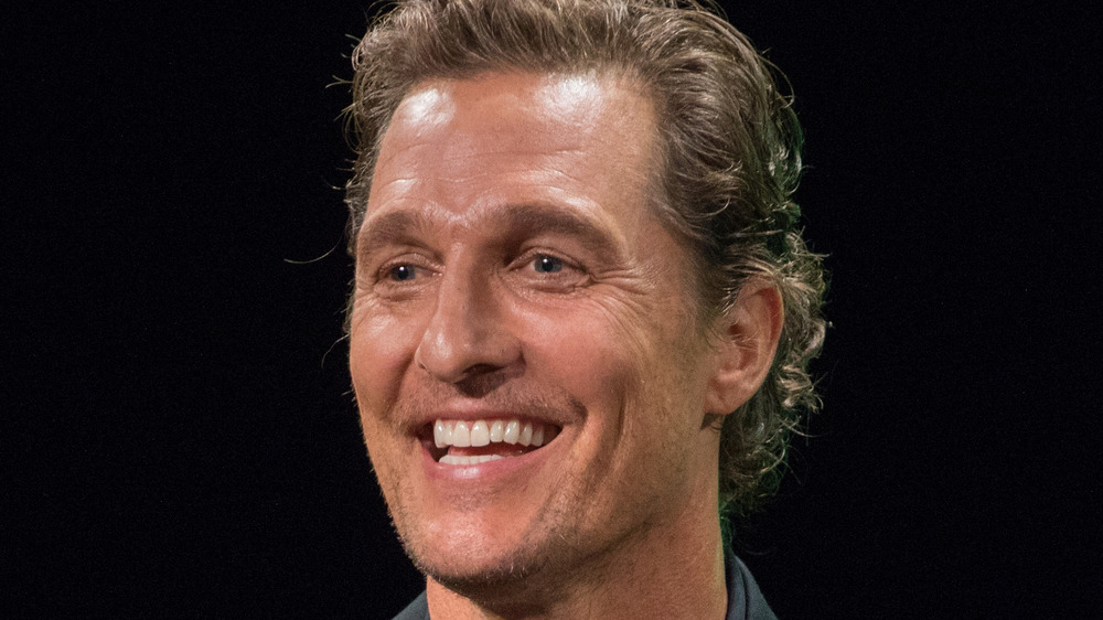 Matthew McConaughey smiling