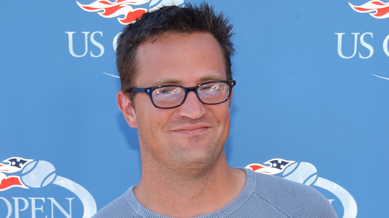 Matthew Perry smiling