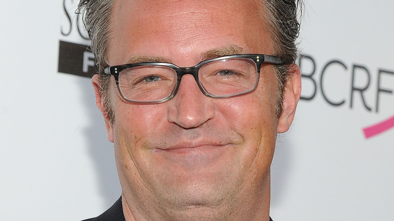 Matthew Perry smiling