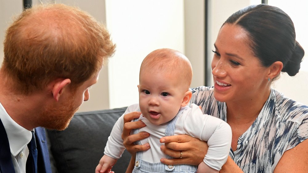 Prince Harry, Archie, and Meghan Markle