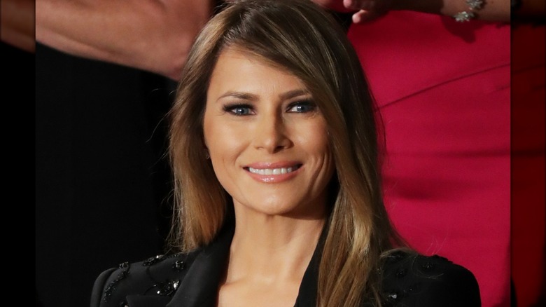 Melania Trump smiling