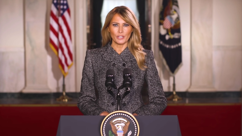 Melania Trump's farewell speech