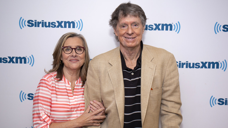 Meredith Vieira with glasses and Richard Cohen
