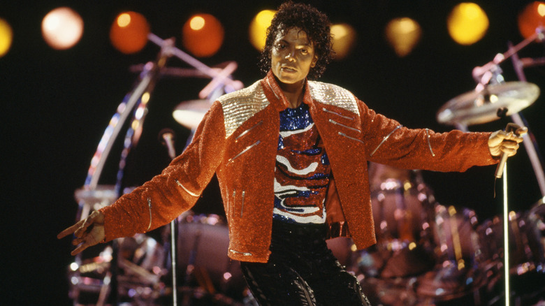 Michael Jackson red jacket