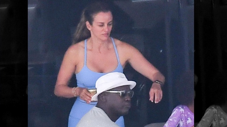 Yvette Prieto and Michael Jordan yacht