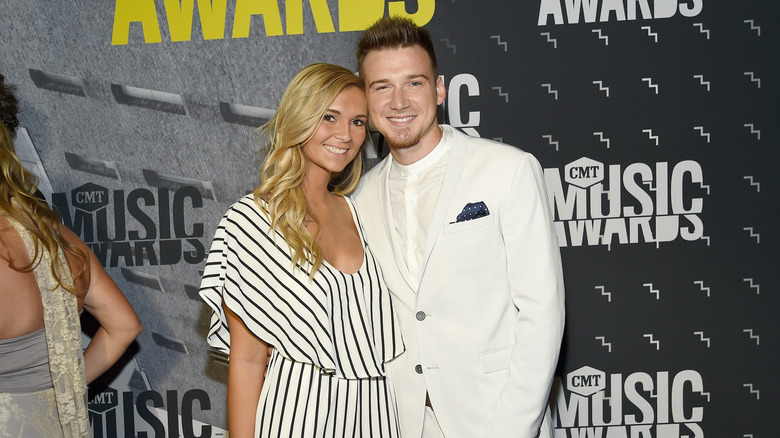 Morgan Wallen and KT Smith attending the 2017 CMT Music Awards