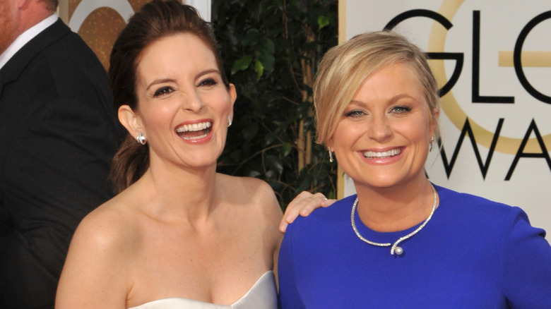 Tina Fey and Amy Poehler smiling