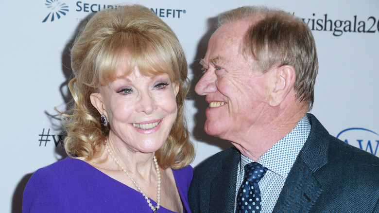 Barbara Eden and Jon Eicholtz smiling