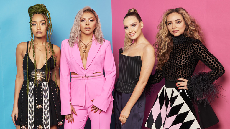 Leigh-Anne Pinnock, Jesy Nelson, Perrie Edwards and Jade Thirlwall of Little Mix posing