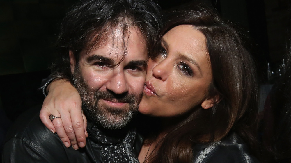 Rachael Ray giving John Cusimano a kiss
