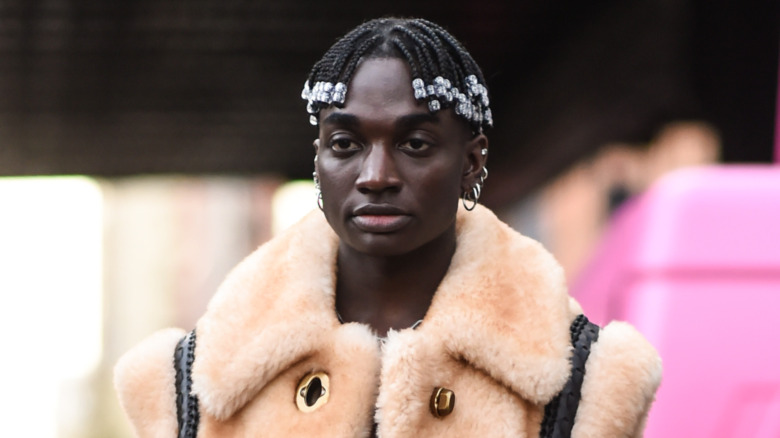 Rickey Thompson with a neutral expression