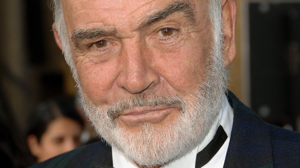 Sean Connery with his signature stern expression at a 2007 AFI event