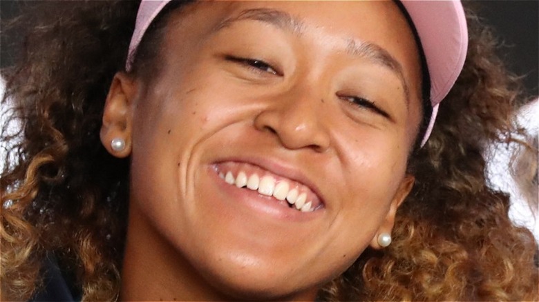 Naomi Osaka smiling