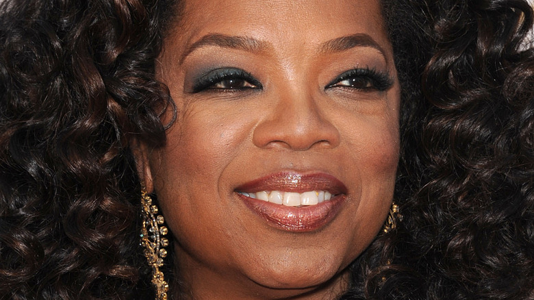 Oprah Winfrey on the red carpet