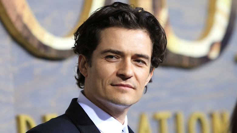 Orlando Bloom at red carpet premiere 