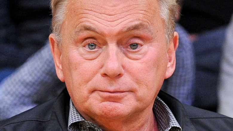 Pat Sajak staring into the camera