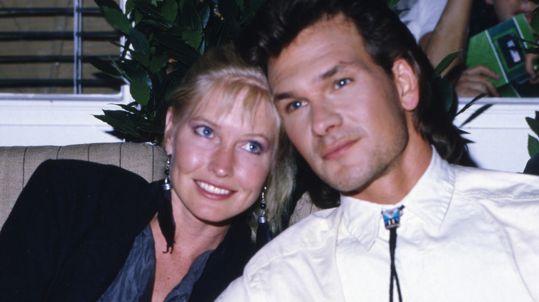 Lisa Niemi and Patrick Swayze younger