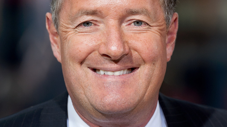 Piers Morgan on the red carpet