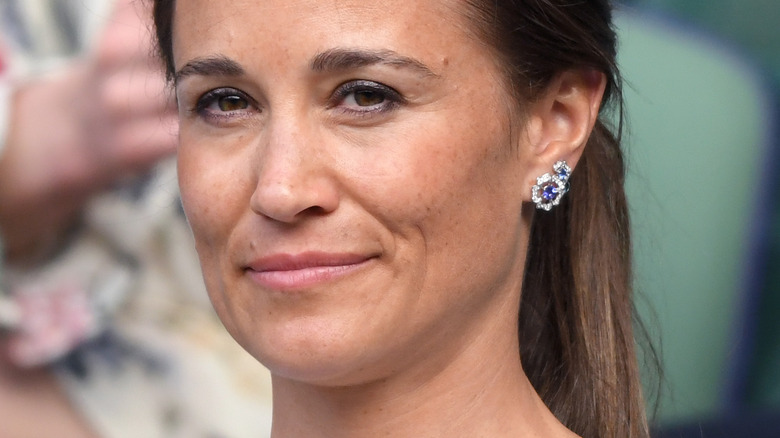 Pippa Middleton smirking