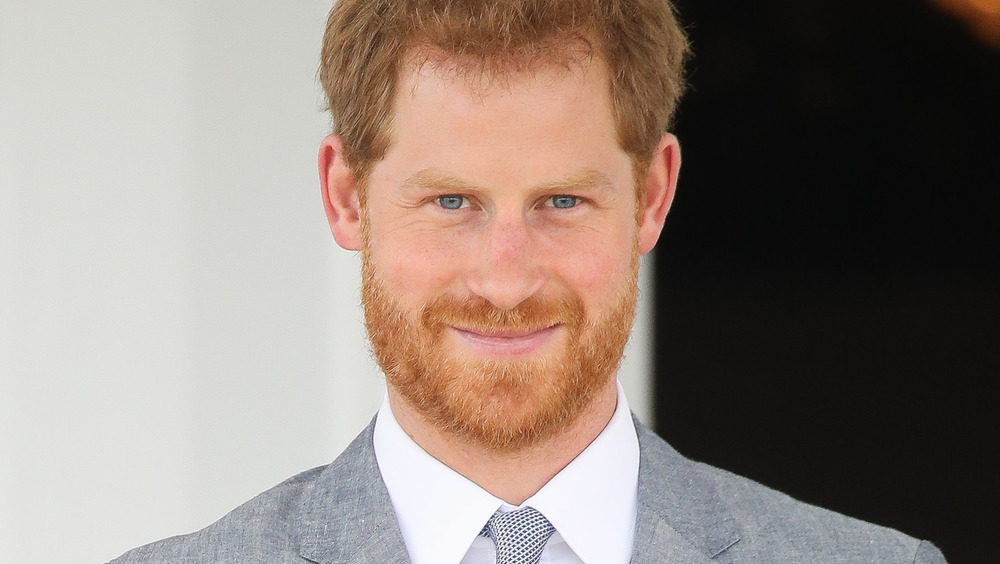 Prince Harry smiling 