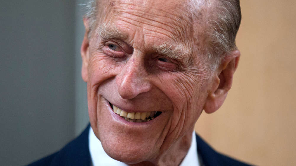 Prince Philip, smiling