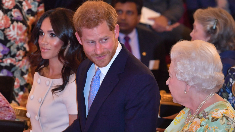 The Sussexes and Queen Elizabeth