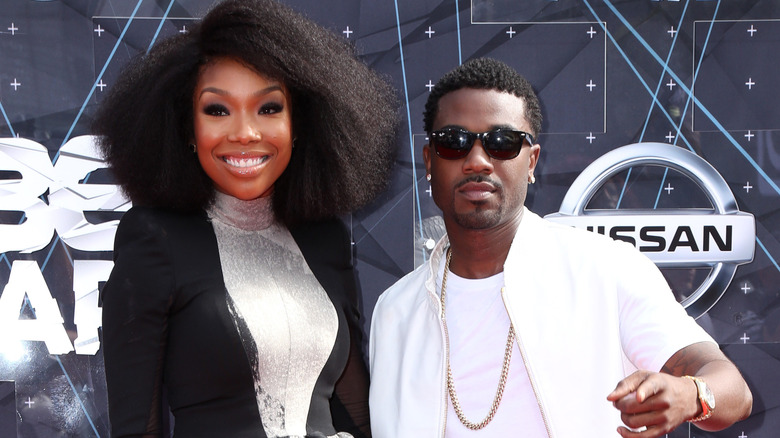 Brandy and Ray J red carpet