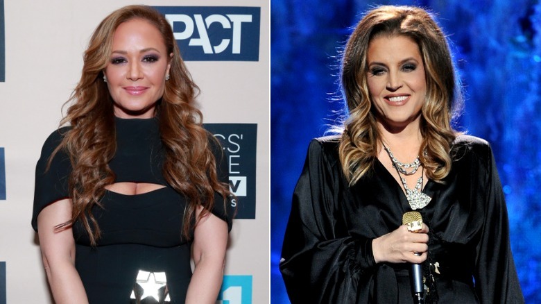 Lisa Marie Presley and Leah Remini's red carpet