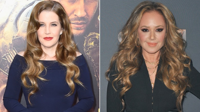 Lisa Marie Presley and Leah Remini's red carpet