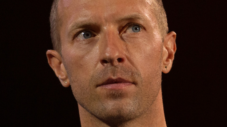 Chris Martin speaks at an event