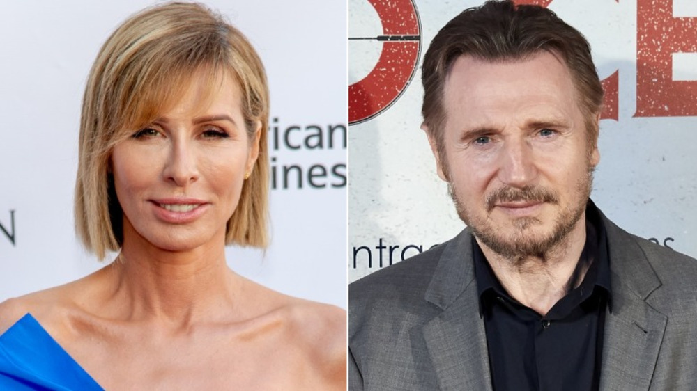 Carole Radziwill; Liam Neeson