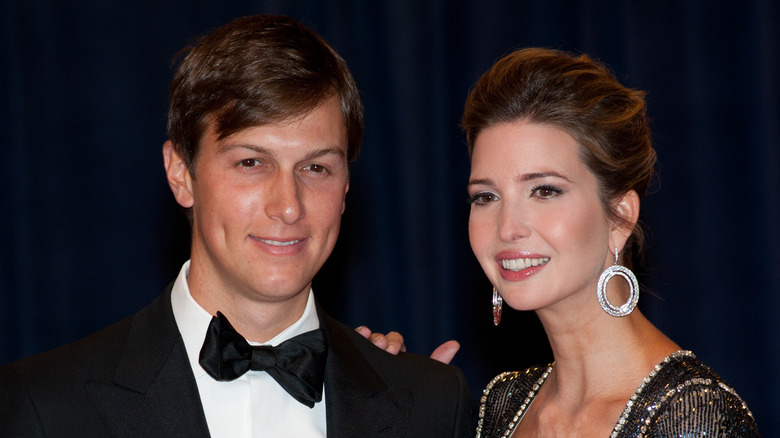 Ivanka Trump and Jared Kushner at an event 